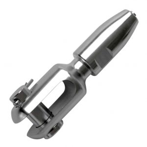Terminales de horquilla manual Blue Wave de acero inoxidable para rigging seguro en embarcaciones.