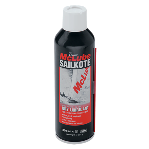 Spray Harken McLube 300ml para lubricación y mantenimiento de equipos náuticos.