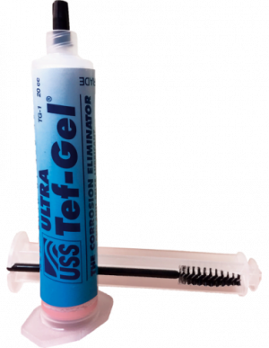Sellador anticorrosión USS Ultra Tef-Gel TG-01 para conexiones metálicas náuticas.Sellador anticorrosión USS Ultra Tef-Gel TG-01 para conexiones metálicas náuticas.