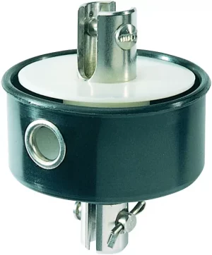 Enrollador de foque para vela ligera Ronstan, hecho en acero inoxidable, ideal para veleros pequeños.