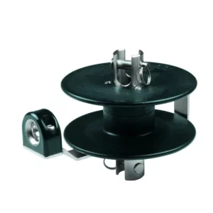 Enrollador de foque para barcos de hasta 6 metros Ronstan RF1246, fabricado en acero inoxidable AISI 316 con tambor reforzado de nylon.