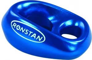 Poleas sin roldanas Ronstan Shock en varios colores, ligeras y duraderas, para sistemas de cabos y velas.