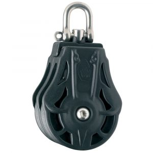 Poleas dobles con grillete giratorio Wichard