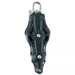 Poleas violín Wichard con rodamientos, grillete giratorio y arraigo