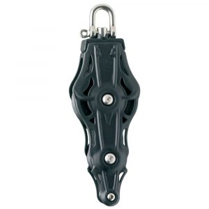 Poleas violín Wichard con rodamientos, grillete giratorio y arraigo