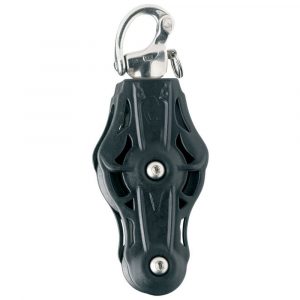 Poleas violín Wichard con mosquetón de driza giratorio